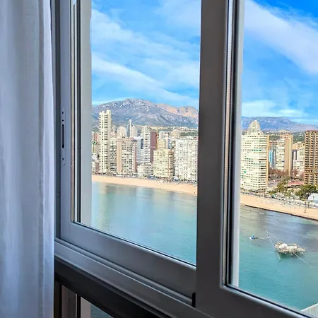 公寓 Gemelos Levante Beachfront 貝尼多姆